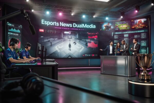 Esports News DualMedia platform covering esports tournaments, teams, players, and gaming industry updates