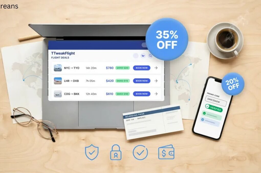 TTweakFlight discount code review showing flight booking savings and travel discount offers