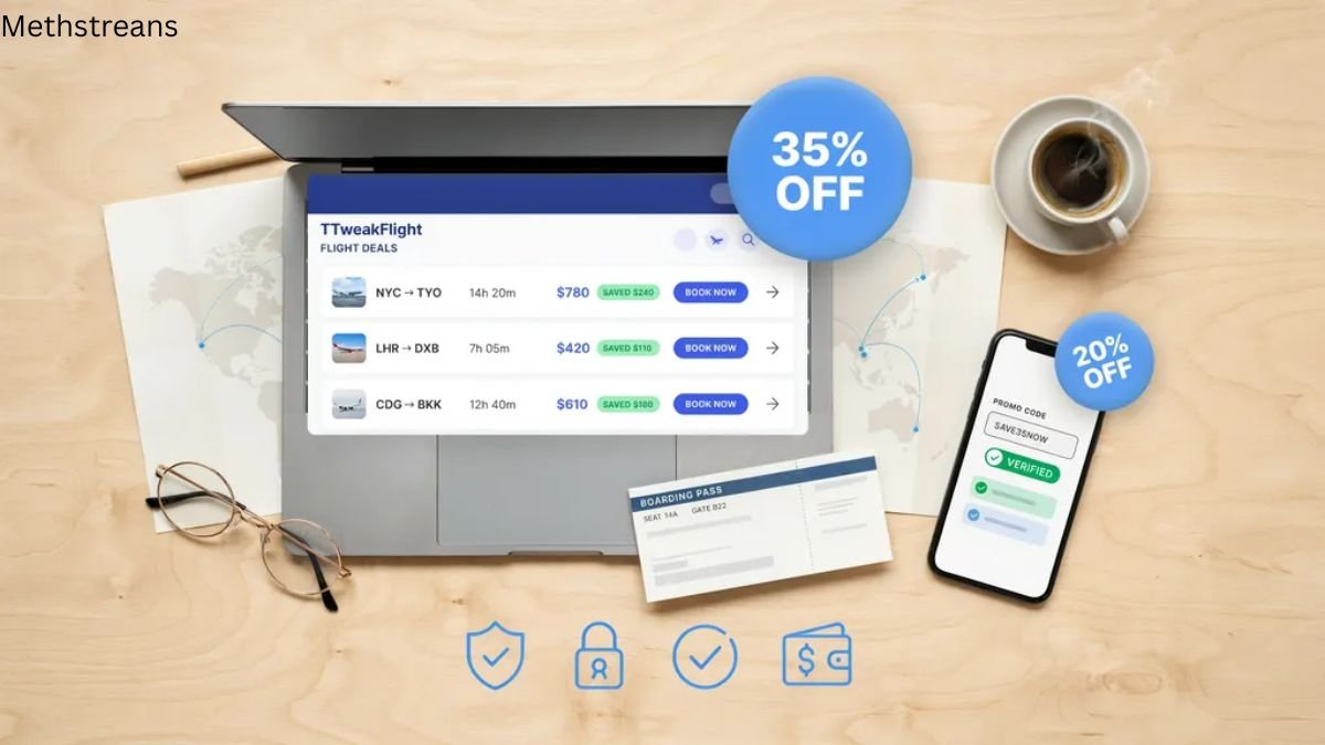 TTweakFlight discount code review showing flight booking savings and travel discount offers