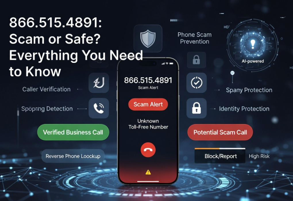 866.515.4891 scam or safe phone number with spam alert and caller verification guide