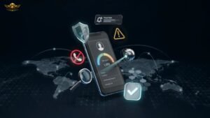Reverse phone number lookup showing unknown caller identification and spam phone number check