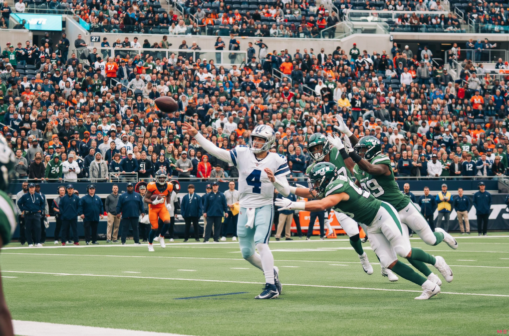 Jets vs Cowboys player stats and final score